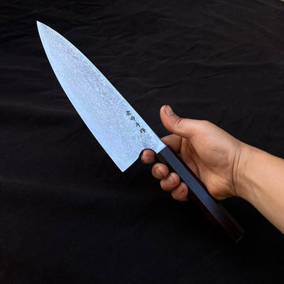 Handmade forging of a hundred steel chef's ox knife